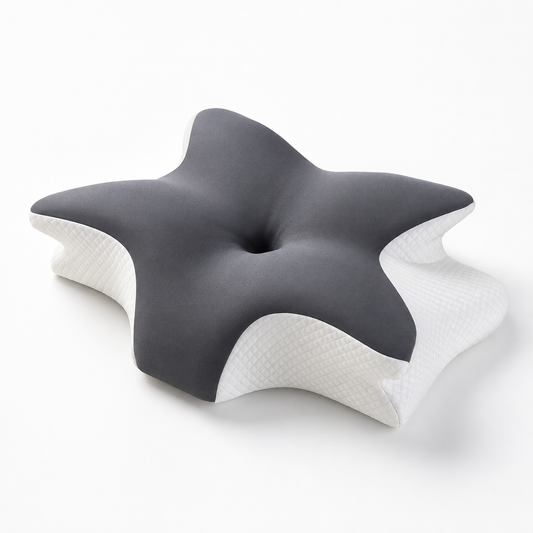 Lunorest CoolRest Cervical Memory Foam Pillow – Adjustable Ergonomic Neck Support for Pain Relief